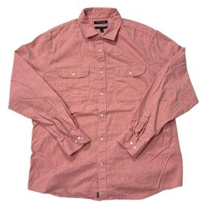 Banana Republic Casual Pink Button-Down‎ Shirt XL